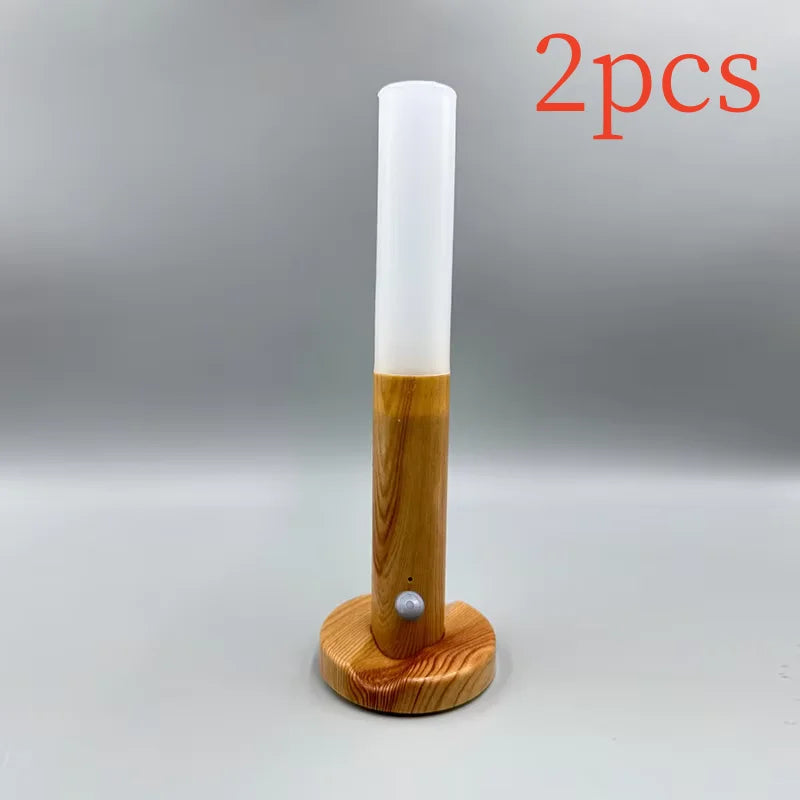 مصباح ليلي LED شحن USB استشعار بشري ذكي لخزانة السرير إضاءة خزانة المنزل مستشعر حركة مصباح LED